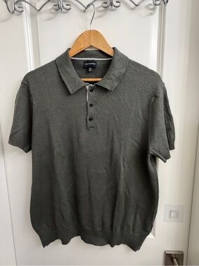 Club Monaco Olive Short-Sleeve Polo Shirt
